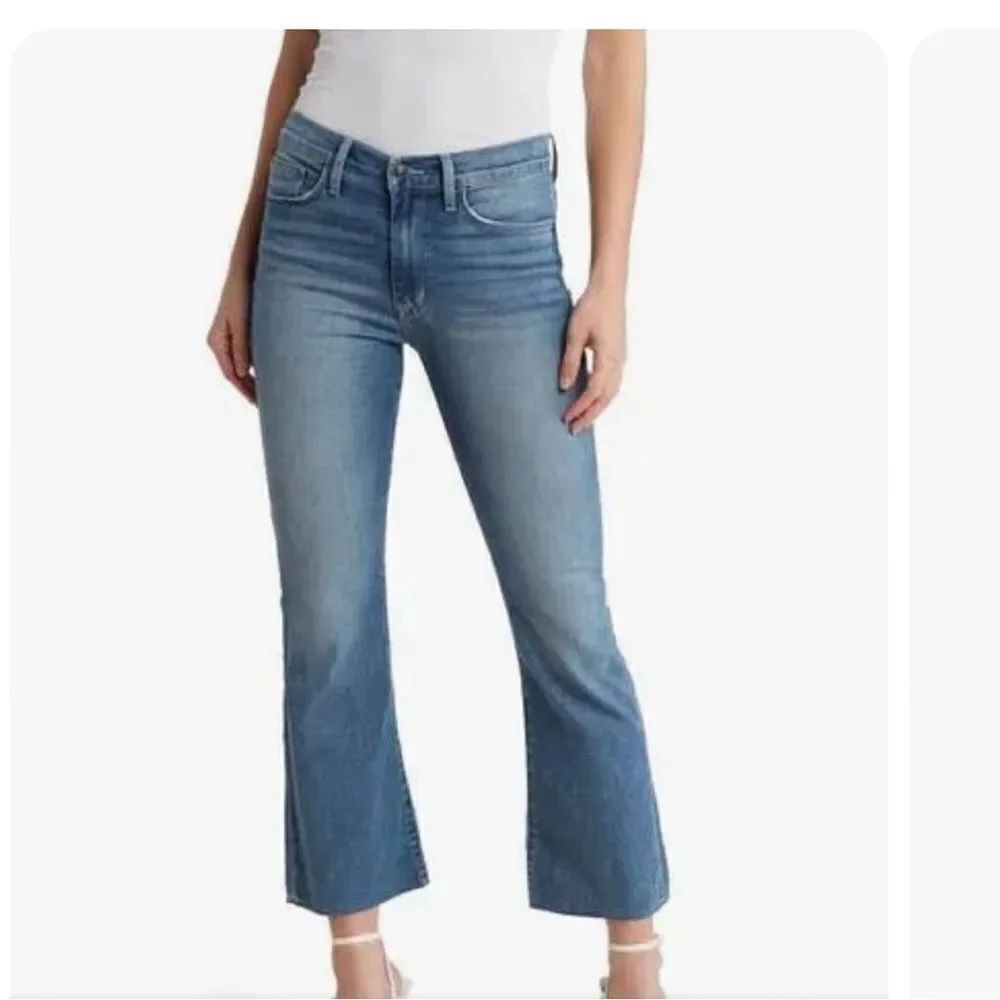 Hudson Blair High Rise Bootcut Crop Jeans